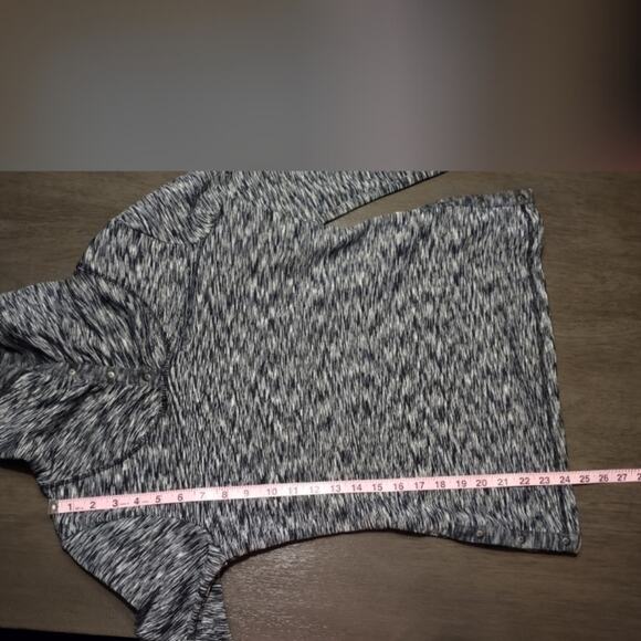 Athleta Gray Coastal Spacedye Fleece Pullover Size Small - Picture 7 of 16